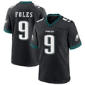 P.Eagles #9 Nick Foles Player Black Home Game Football Jerseys