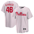 Custom #46 White PHI Baseball Shirt Top