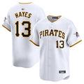 P.Pirates #13 Ke'Bryan Hayes Player Home Limited White Baseball Jerseys