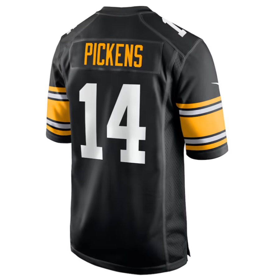 Custom #14 Black PIT Football Shirt Top