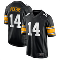 Custom #14 Black PIT Football Shirt Top