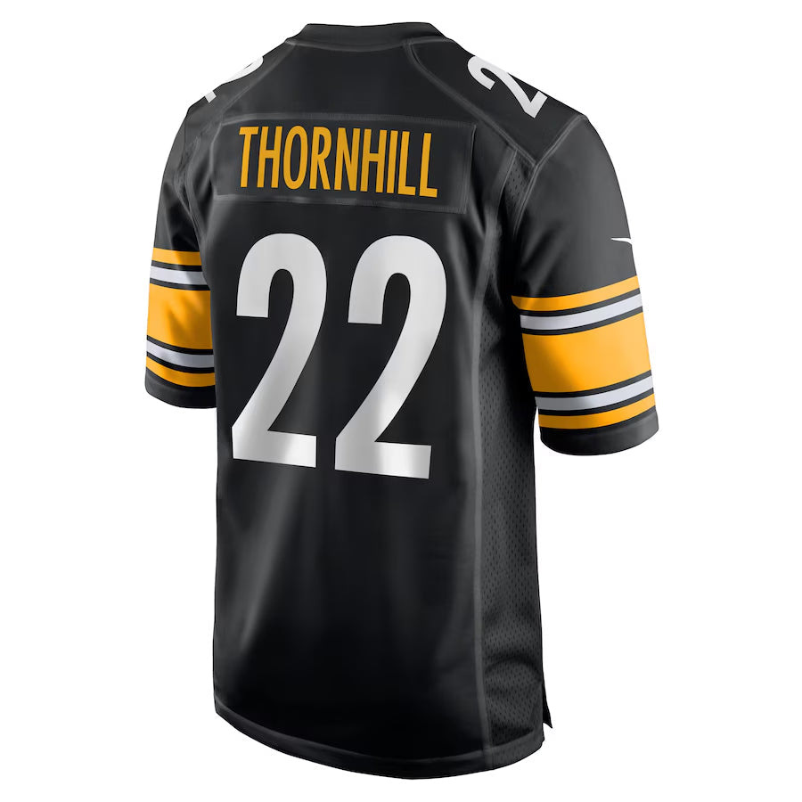 Custom #22 Black PIT Football Shirt Top
