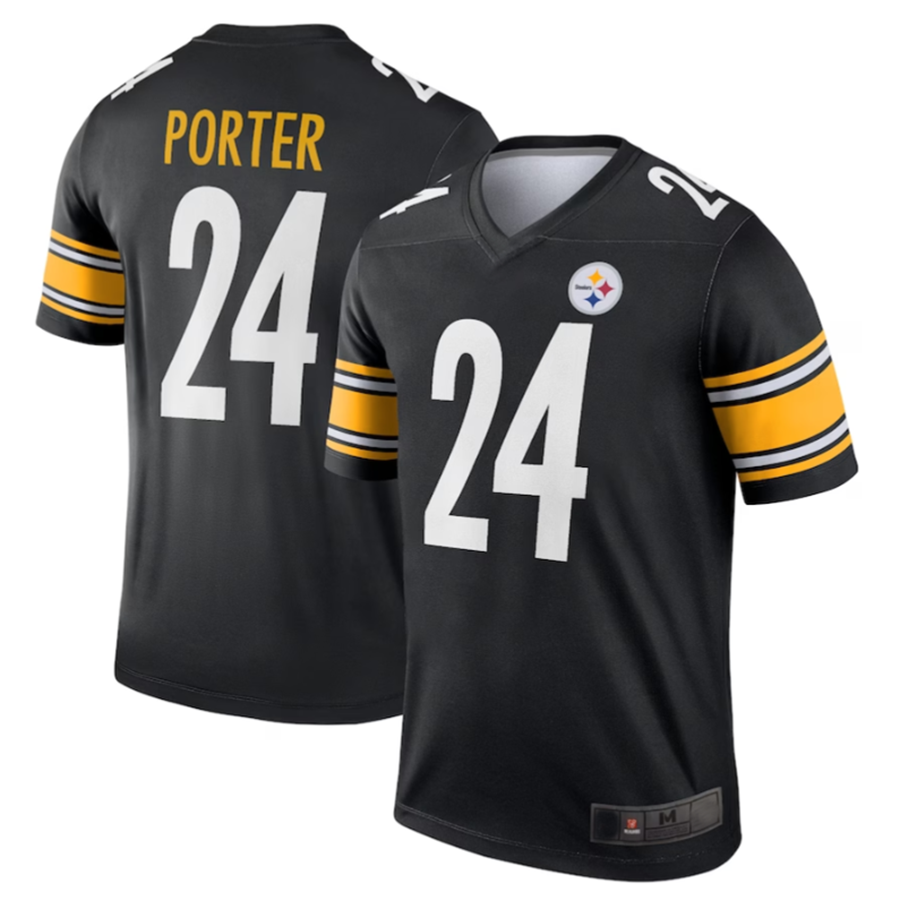P.Steelers #24 Joey Porter Jr. Player Black Legend Limited Edition Football Jerseys