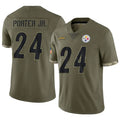 Custom #24 Olive PIT Football Shirt Top