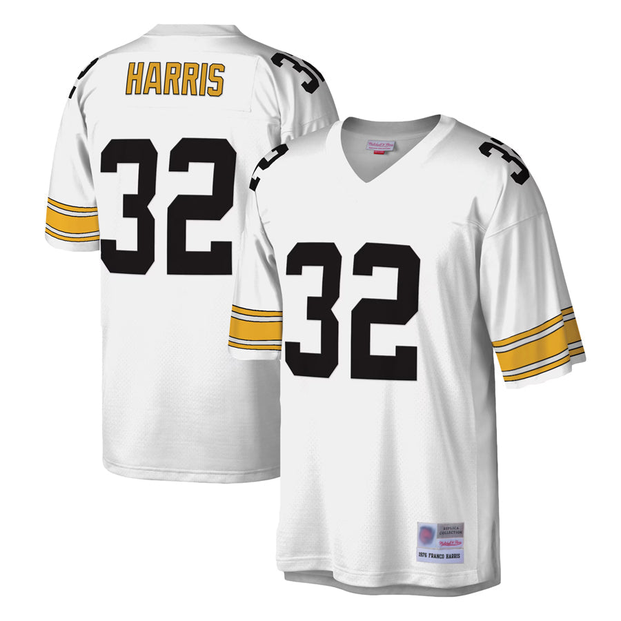 Custom #32 White PIT Football Shirt Top