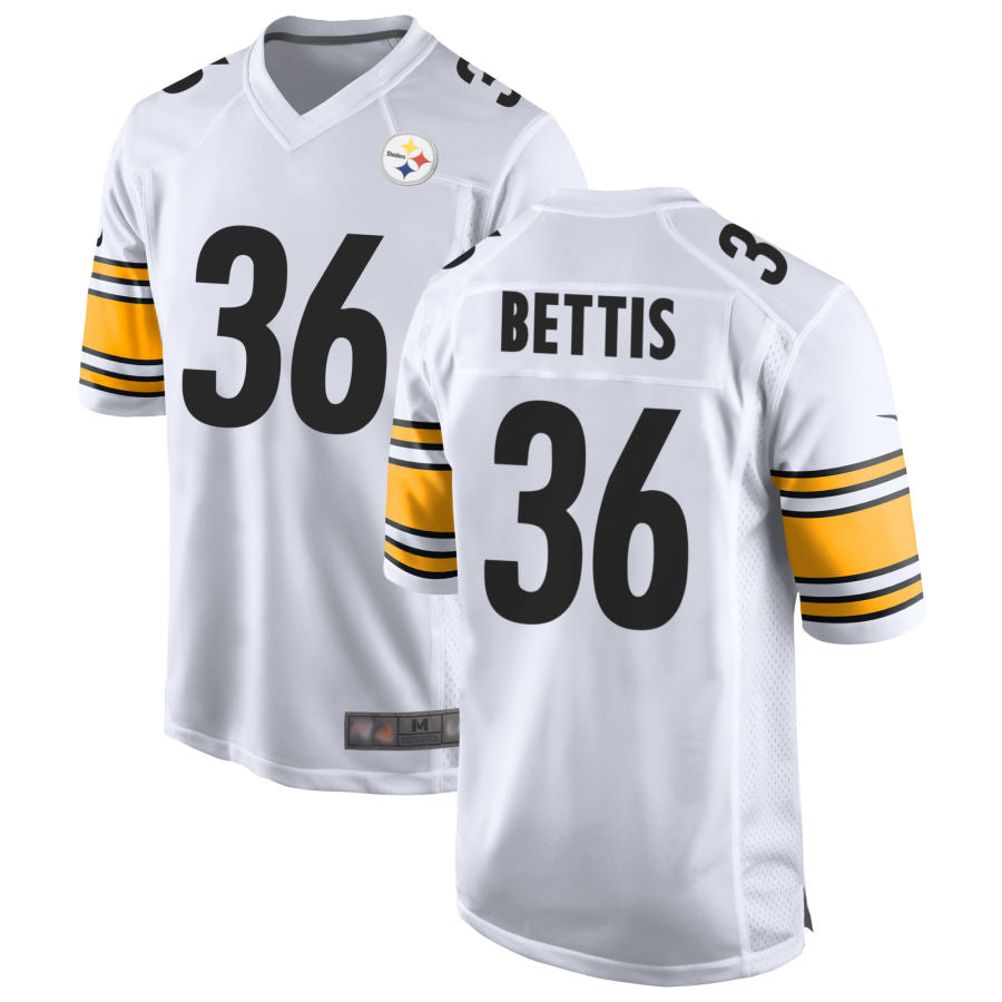 Custom #36 White PIT Football Shirt Top