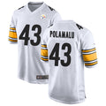 Custom #43 White PIT Football Shirt Top
