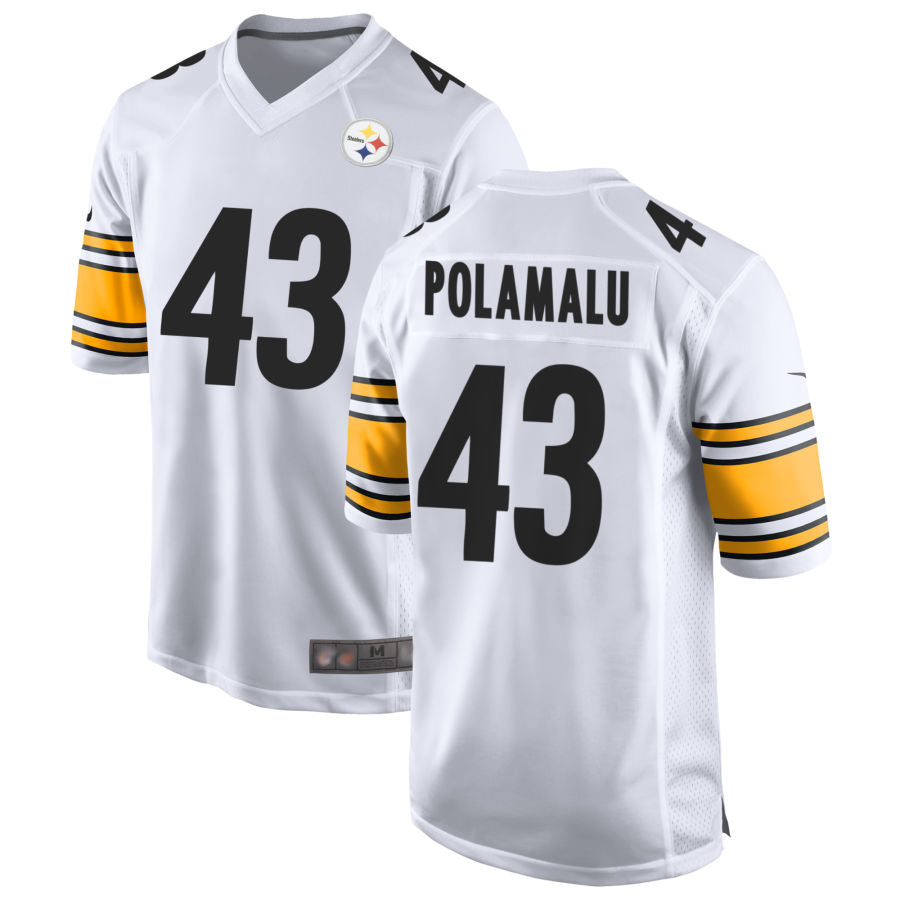 Custom #43 White PIT Football Shirt Top