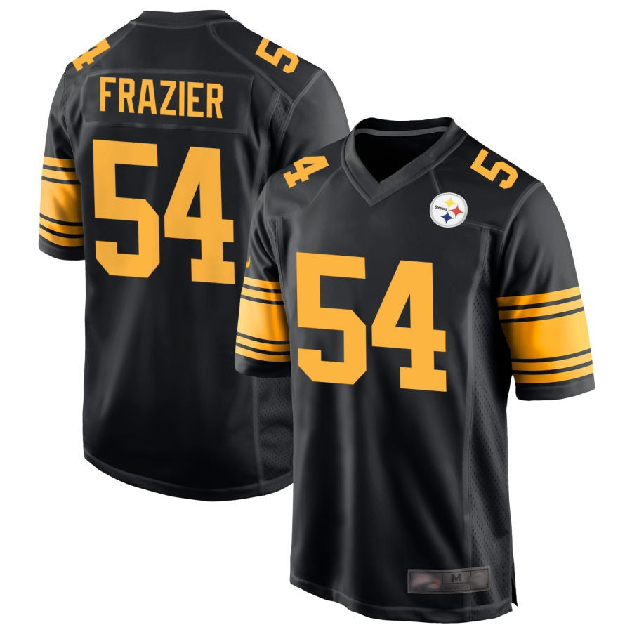 Custom #54 Black PIT Football Shirt Top