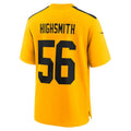Custom #56 Gold PIT Football Shirt Top