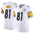 Custom #81 White PIT Football Shirt Top