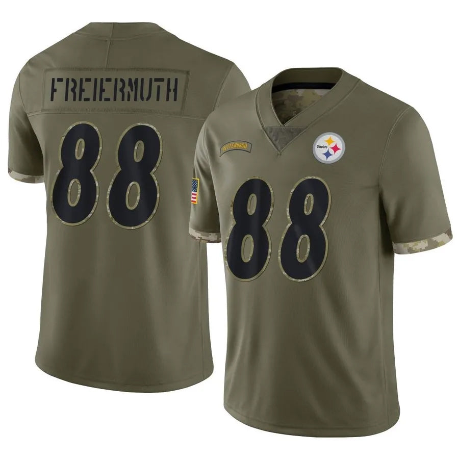 Custom #88 Olive PIT Football Shirt Top