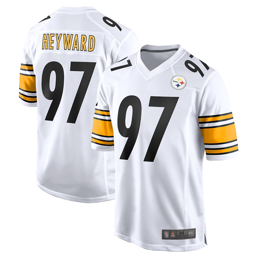 Custom #97 White PIT Football Shirt Top