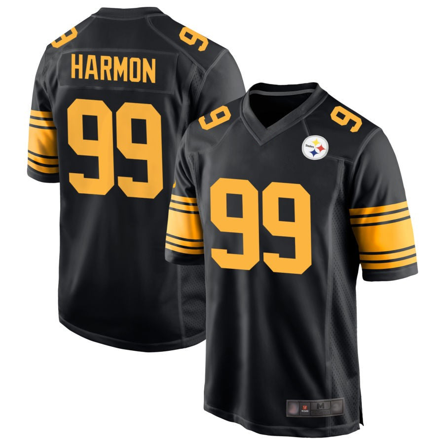 Custom #99 Black PIT Football Shirt Top
