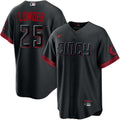 Rhett Lowder Cincinnati Reds City Connect Jersey - Black