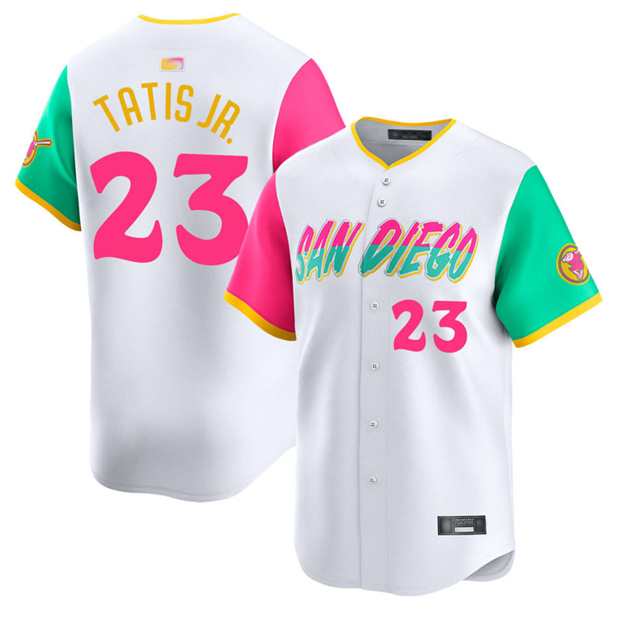 Custom #23 City Connect SD Baseball Shirt Top