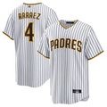 S.Diego Padres #4 Luis Arraez Player White Home Replica Baseball Jerseys