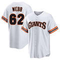 S.Francisco Giants #62 Logan Webb Player White City Connect Home Baseball Jerseys