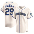 S.Mariners #29 Cal Raleigh Player Cream Limited Baseball Jerseys