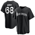 Custom #68 Black SEA Baseball Shirt Top