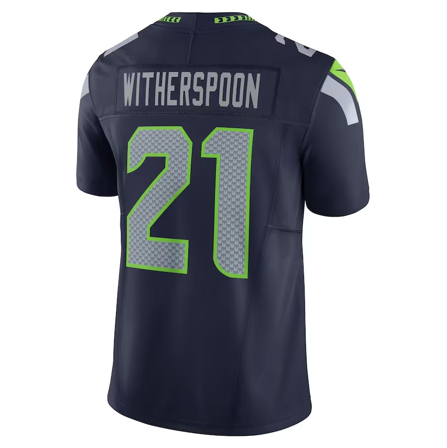 Custom #21 Navy SEA Football Shirt Top