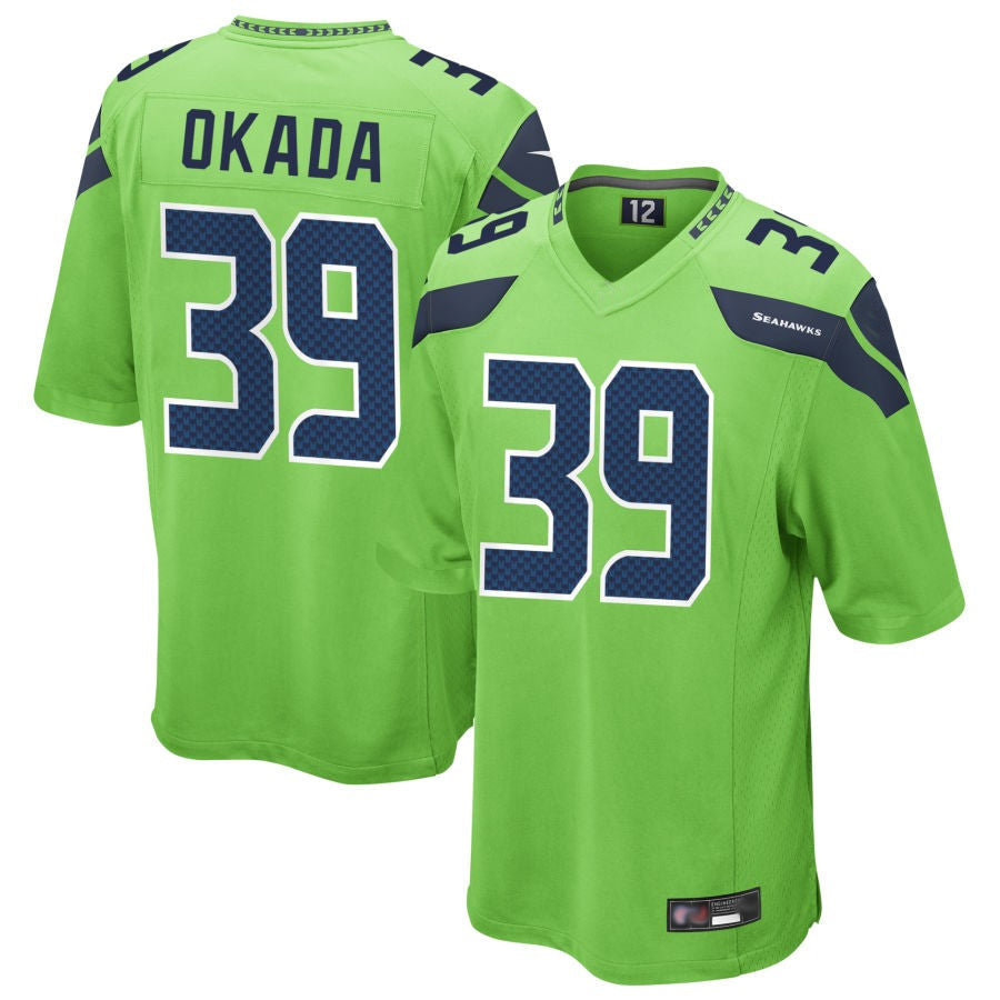 Custom #39 Green SEA Football Shirt Top