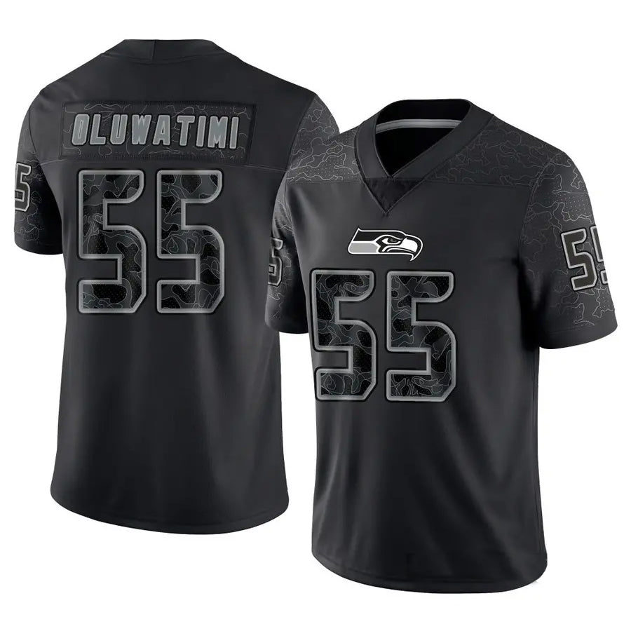 Custom #55 Black SEA Football Shirt Top