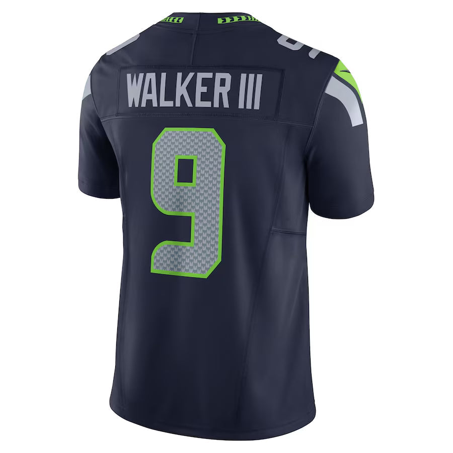 Custom #9 Navy SEA Football Shirt Top