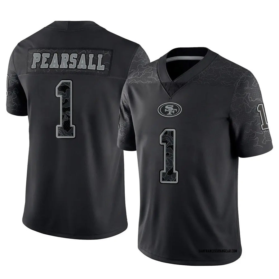 Custom #1 Black SF Football Shirt Top