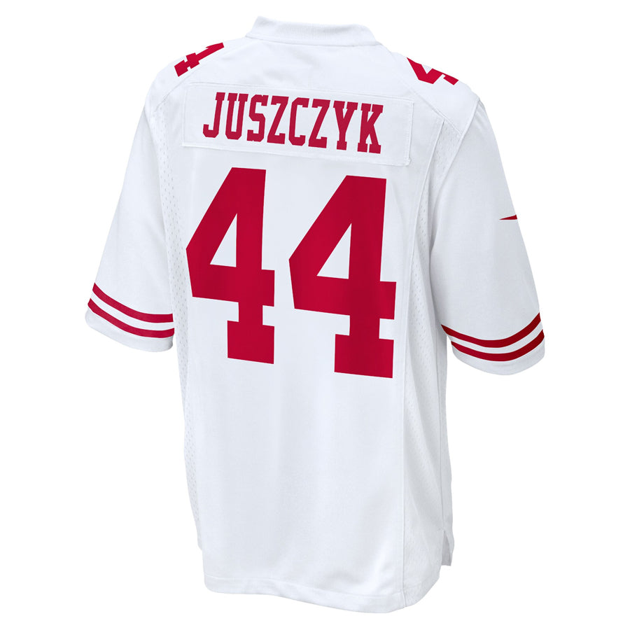 Custom #44 White SF Football Shirt Top