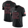 Custom #52 Black SF Football Shirt Top