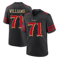 Custom #71 Black SF Football Shirt Top
