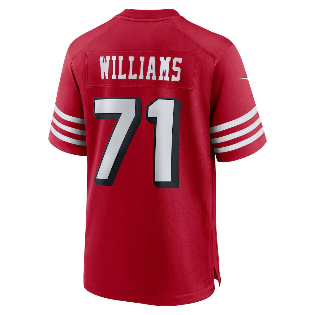 Custom #71 Scarlet SF Football Shirt Top