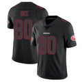 Custom #80 Black SF Football Shirt Top