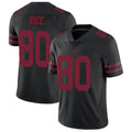 SF.49ers #80 Jerry Rice Player Black Vapor Untouchable Limited Throwback Football Jerseys
