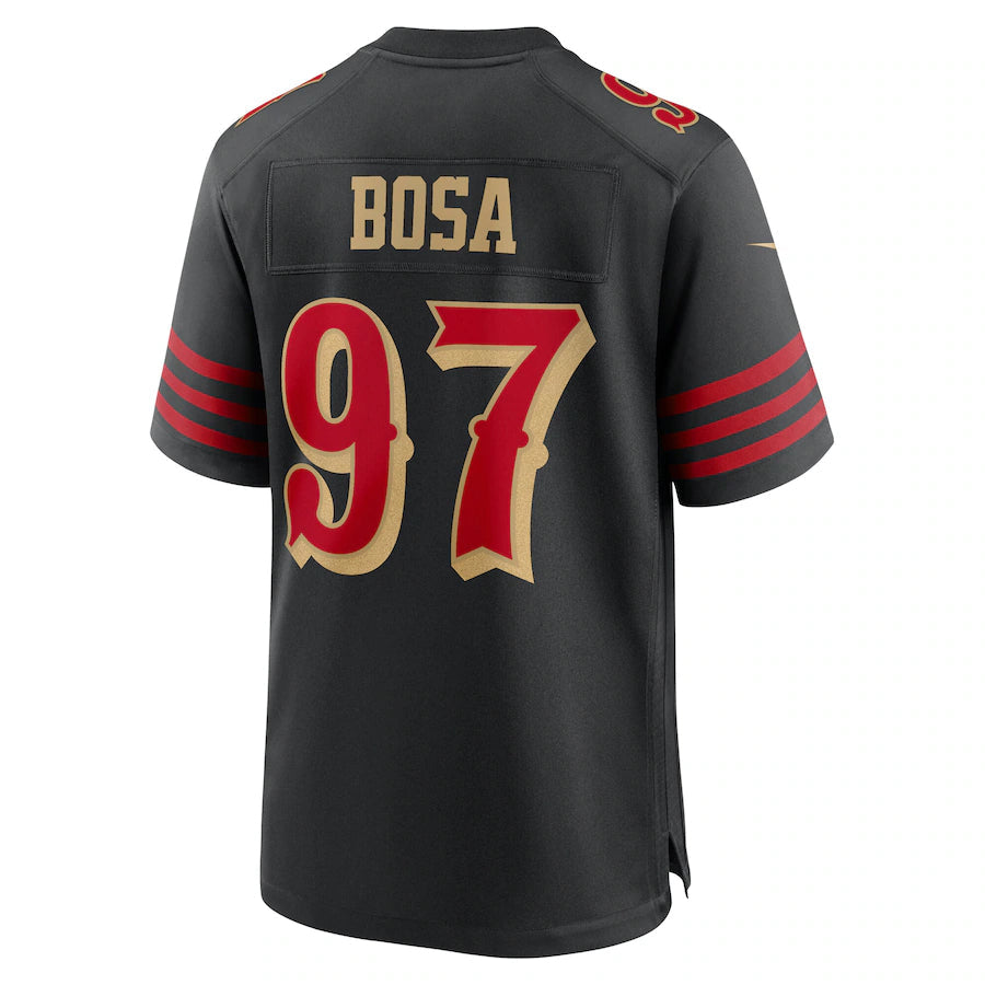 Custom #97 Black SF Football Shirt Top
