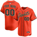 Custom San Francisco Giants Alternate Jersey - Orange