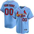 Custom St. Louis Cardinals Alternate Jersey - Light Blue