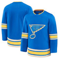 St.L.Blues Fanatics Player Game Jersey - Blue Stitched American Hockey Jerseys