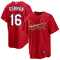 Custom #16 Red STL Baseball Shirt Top