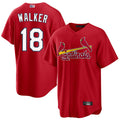 Custom #18 Red STL Baseball Shirt Top