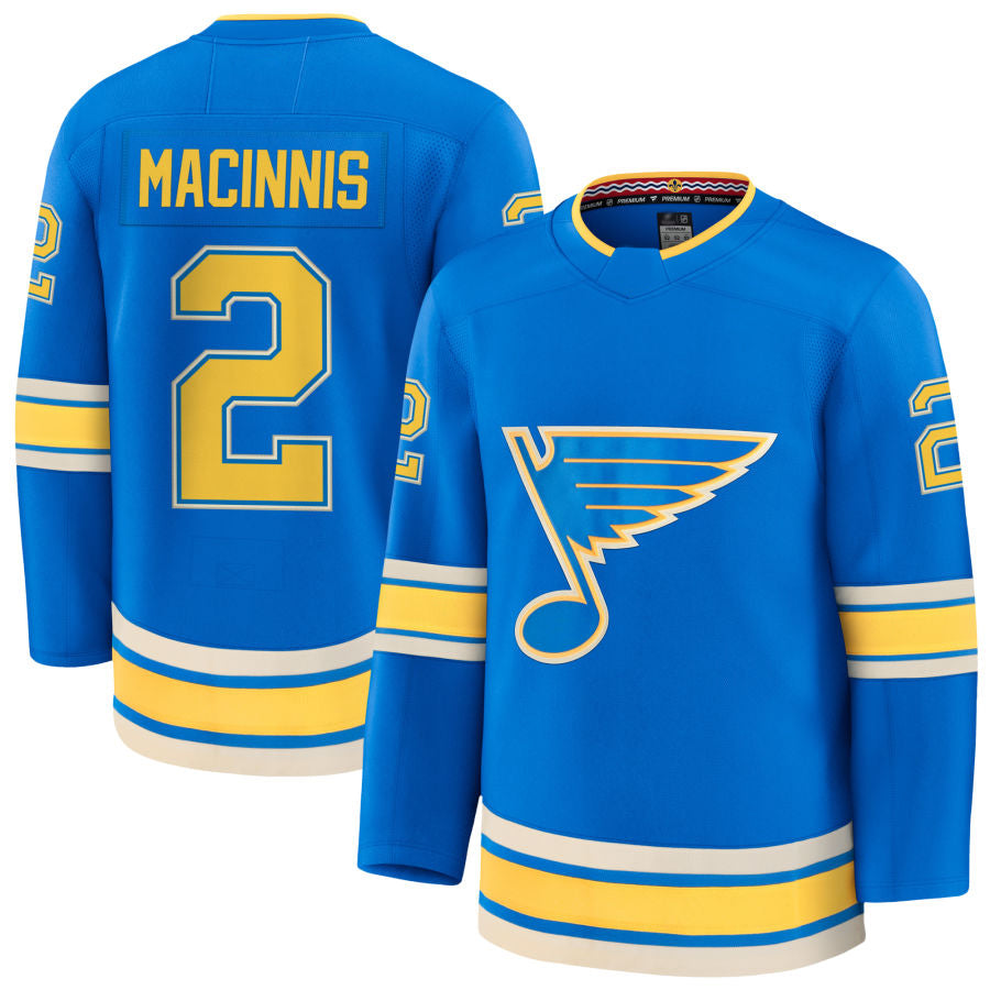 Custom #2 White STL Hockey Shirt Top