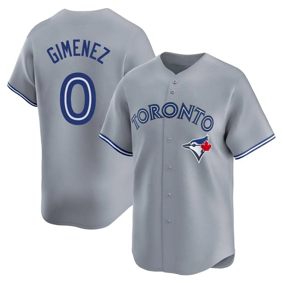 Custom #0 Gray TOR Baseball Shirt Top