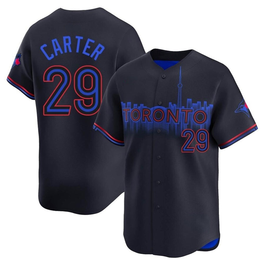 Custom #29 Black City Connect TOR Baseball Shirt Top