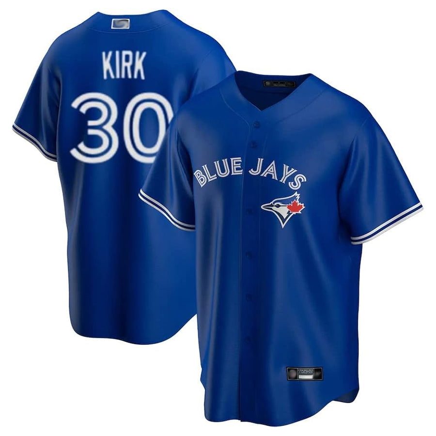 Custom #30 Royal TOR Baseball Shirt Top
