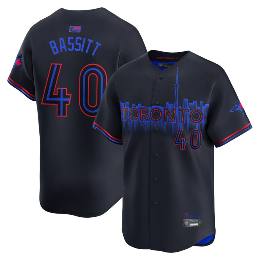 Custom #40 City Connect TOR Baseball Shirt Top