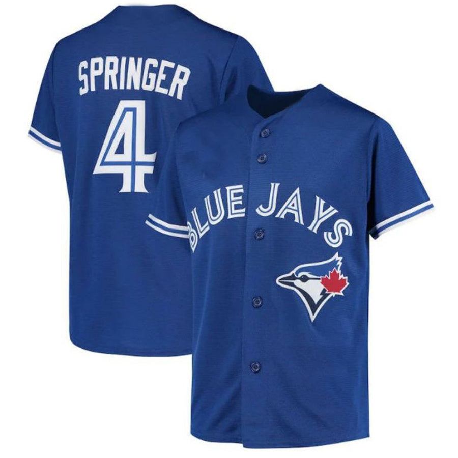 Custom #4 Royal TOR Baseball Shirt Top