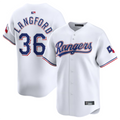 Custom #36 White TEX Baseball Shirt Top