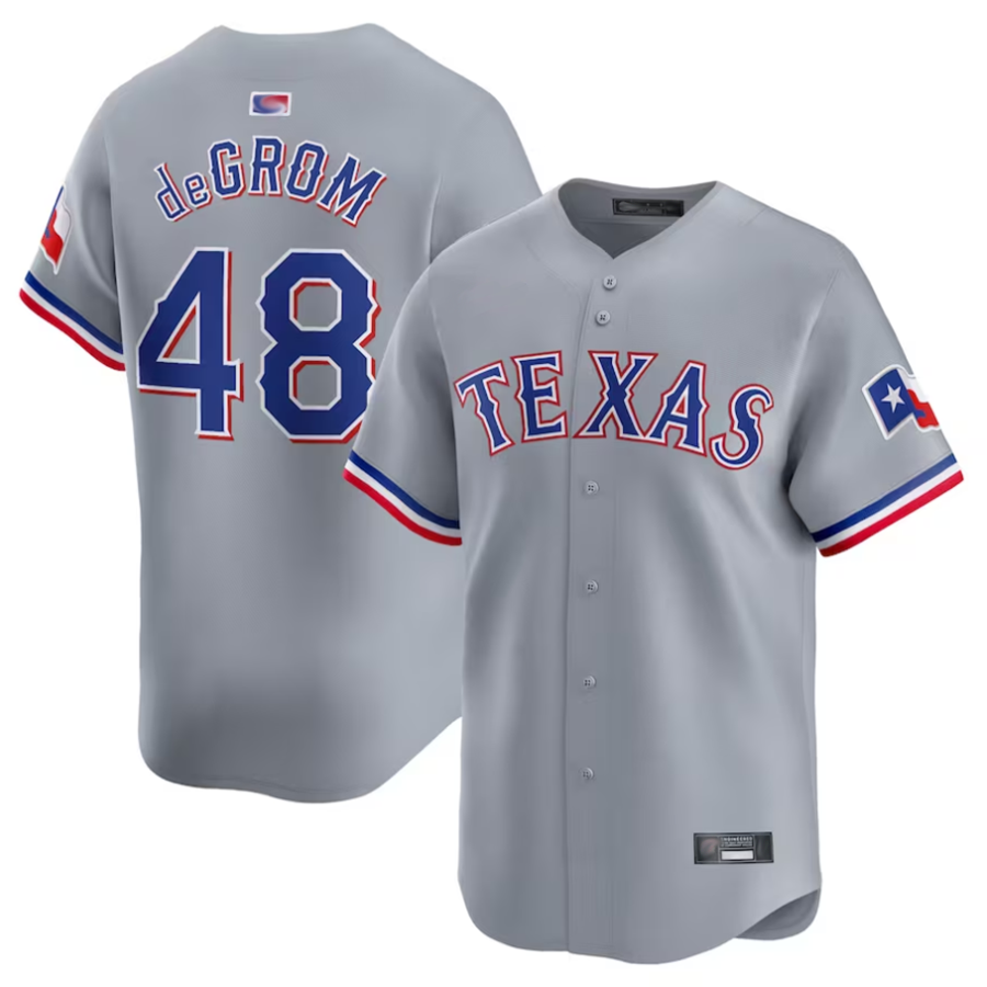 Custom #48 Gray TEX Baseball Shirt Top