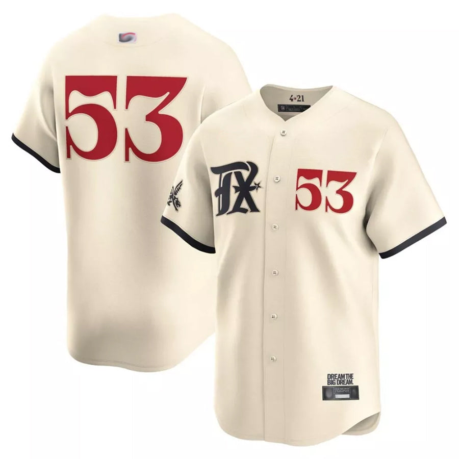 Custom #53 Cream City Connect TEX Baseball Shirt Top